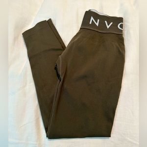 NVGTN Sport Seamless Leggings Olive Size Small